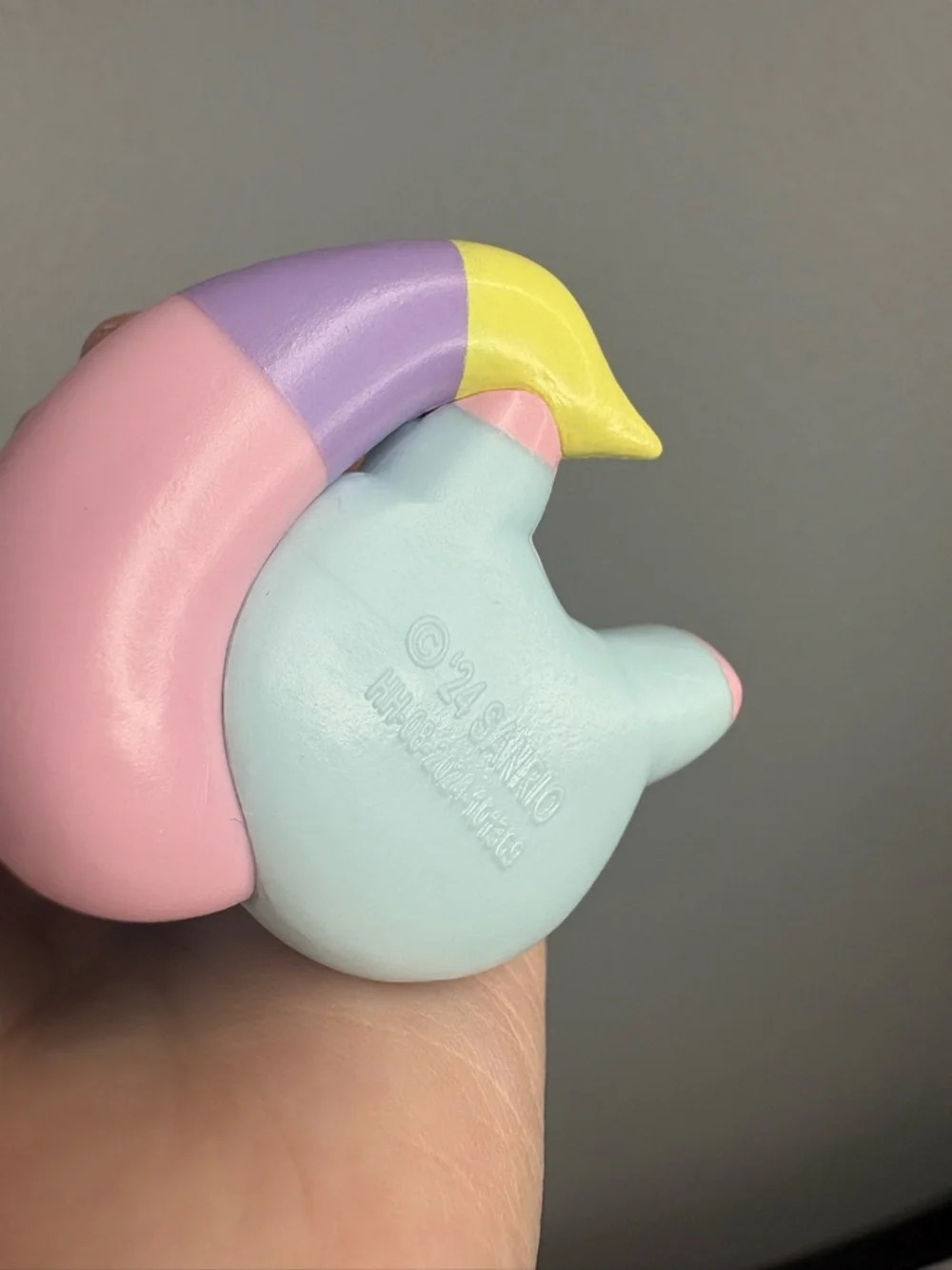 Pochacco Pastel Unicorn 3D Bag Clip - Hello Kitty and Friends - Picture 4 of 6